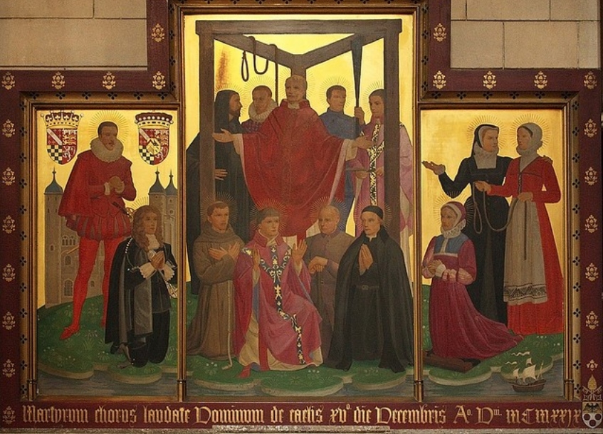 Martyrs of England Under the Tyburne Tree - Photo Credit Fr. Lawrence Lew, O.P.