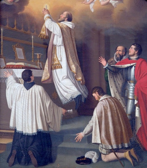 St. Joseph of Cupertino in Ecstasy by Giuseppe Rapisardi